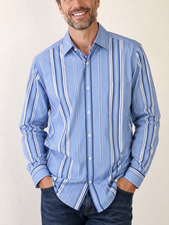 Ralph Lauren Purple Label Other - RALPH LAUREN Purple Label Men's Striped Button‎ Down cotton Shirt Size Medium